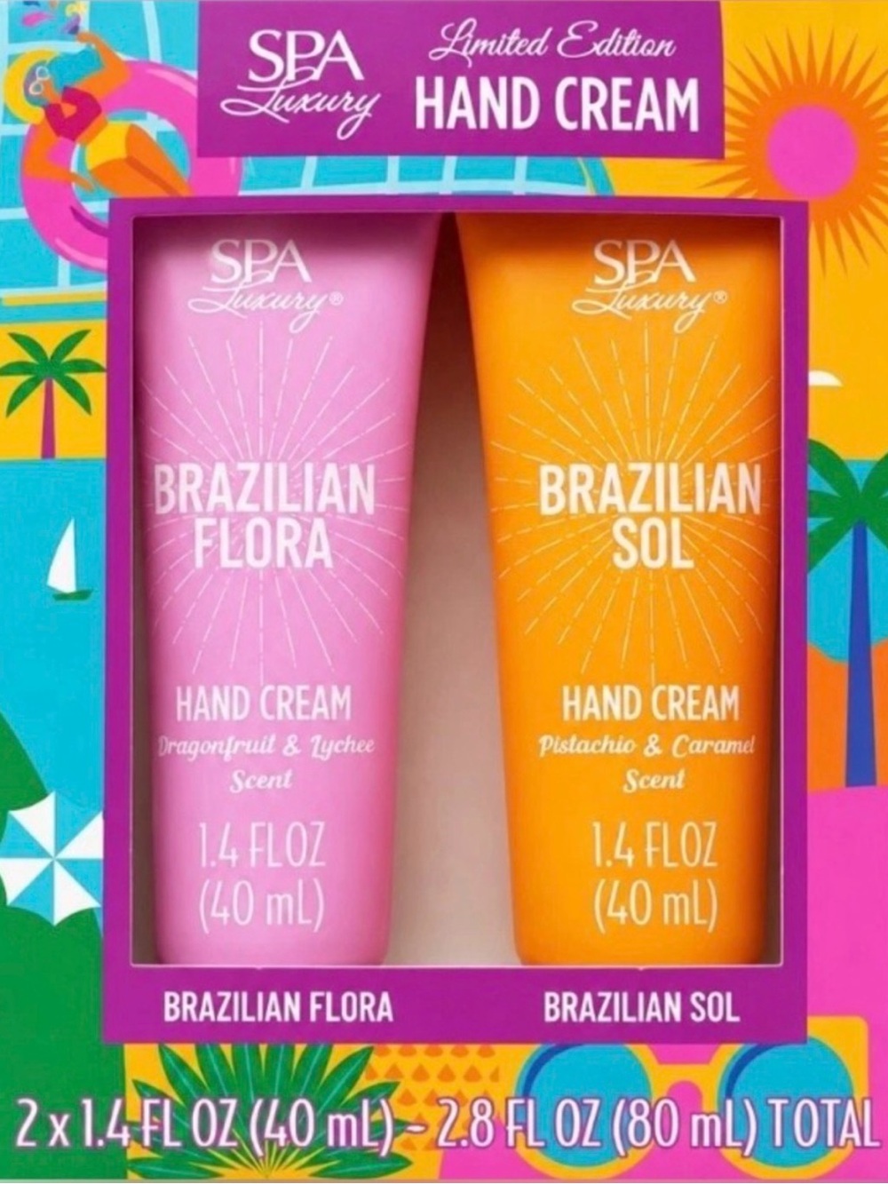 SPA Luxury Brazilian Flora + Brazilian Sol Hand Cream Duo